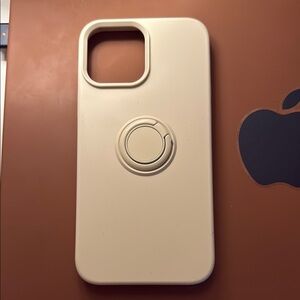 Cream Phone Case with Stand